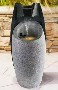 <span class=keywords><strong>Fontaine</strong></span> d'eau moderne d'extérieur en cascade avec éclairage LED pour jardin, patio, cour, terrasse, pelouse, véranda, maison, <span class=keywords><strong>balcon</strong></span> - Product Image 3