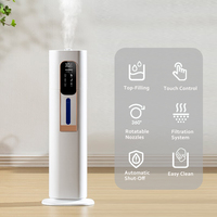 Humidificateur intelligent à ultrasons sur pied de grande capacité