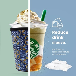 Tùy chỉnh thăng hoa 16-32oz Neoprene cốc cà phê chủ tái sử dụng cách điện cốc cốc cà phê tay áo cho Iced & đồ uống nóng - Product Image 5