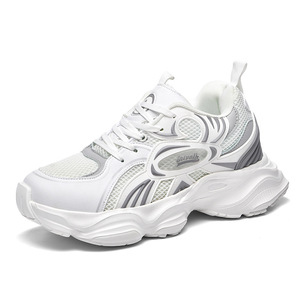 Chaussures de sport en mesh pour homme, légères, amortissantes, à lacets, antidérapantes, semelle intermédiaire en EVA, doublure en coton, toutes saisons - Product Image 4