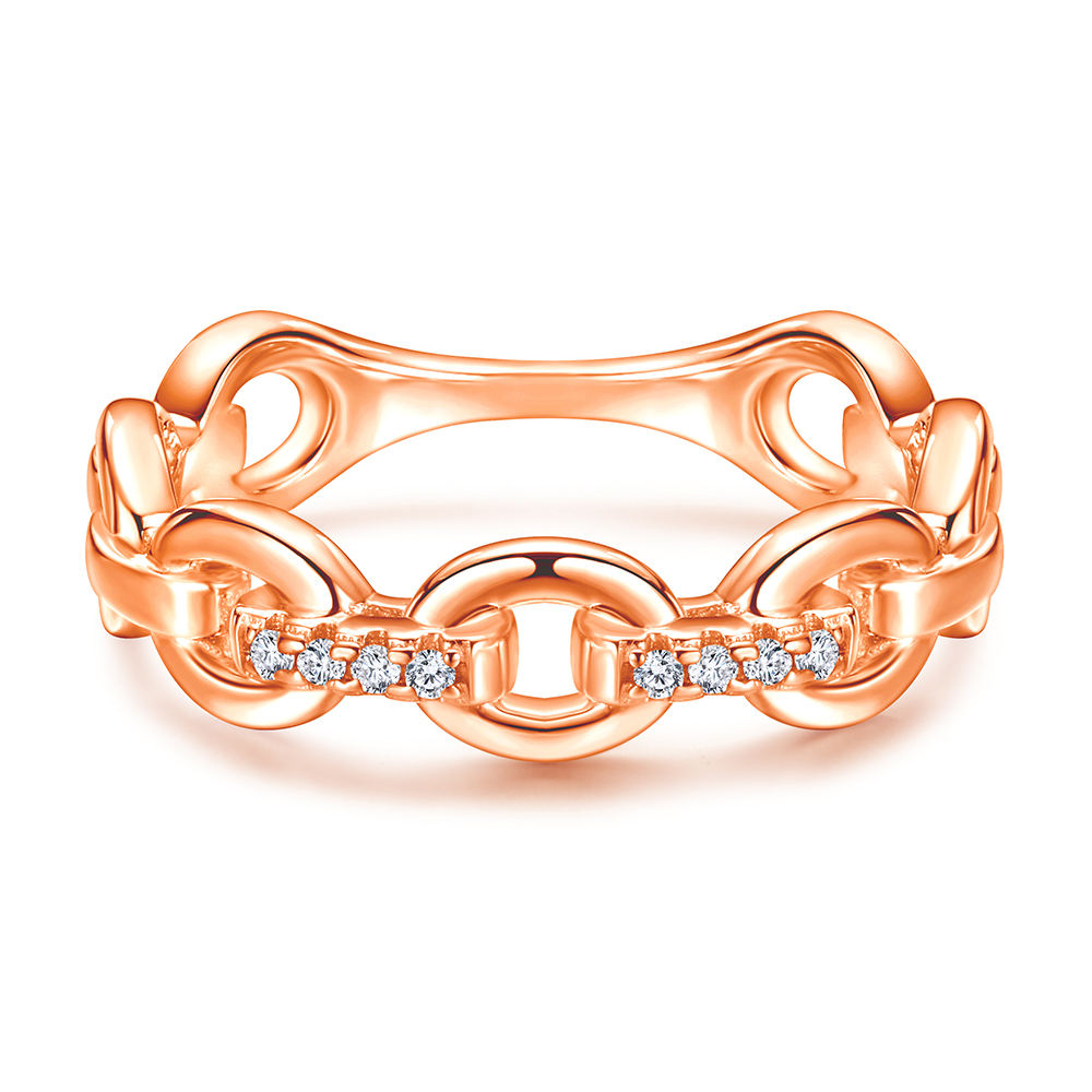 Rose gold plate