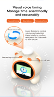 Jam Alarm Anak AI dengan Chat - Jam Alarm Kontrol Suara Pintar, Pelatih Tidur & Bangun dengan Lampu Malam, Musik & Pembelajaran Waktu