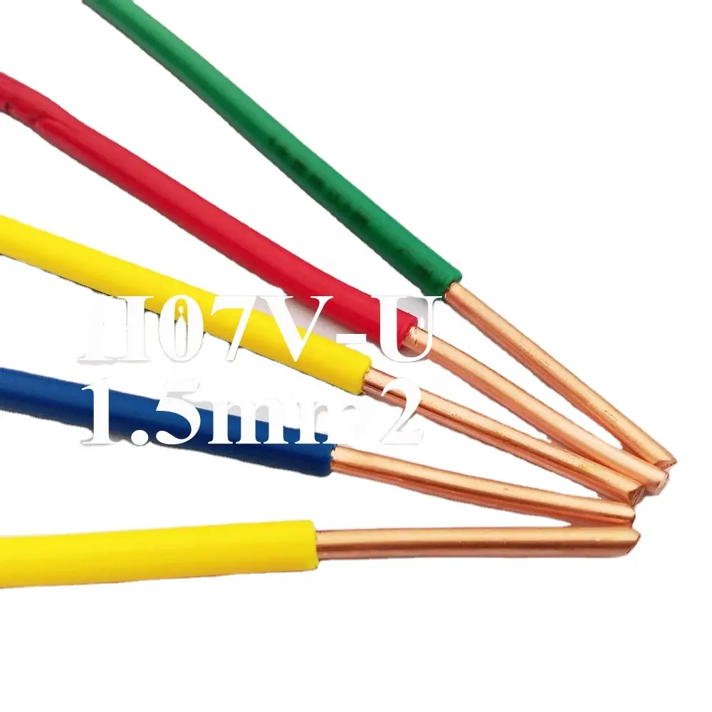Electrical Wires 8 10 12 14 16 AWG Solid Copper Conductor PVC Insulated Nylon Cable Stranded THW Type Copper Wire