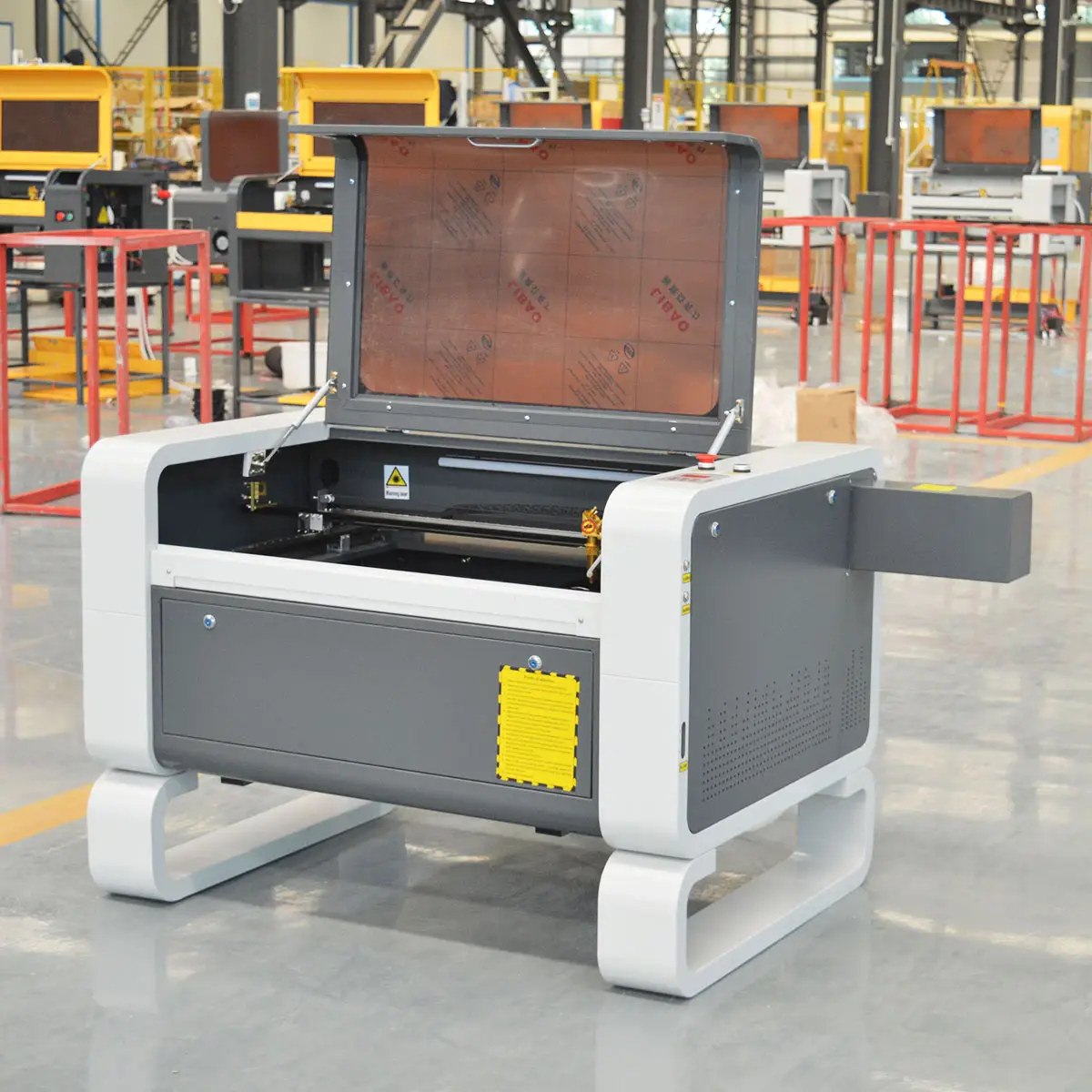 Machine de découpe et gravure laser Co2, 60w 80w 100w 42 moteur 4060/7050/9060 pour bois/MDF/papier