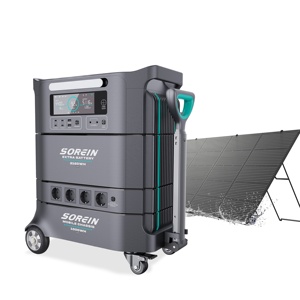 Station d'alimentation portable 4Kw 4000W 4Kwh, batterie LiFePO4 3.6Kwh, solaire extérieur - Product Image 1