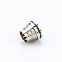 Adaptateur capteur à transmission unique M16, montage sur panneau, 2 à 24 broches, verrouillage par vis, courant élevé, IP67 IP68