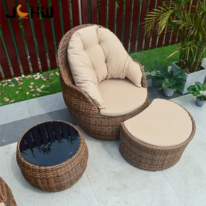 Otel villa bahçe hasır modern dış mekan mobilyaları için en iyi satış geleneksel hezaren kanepe seti set
