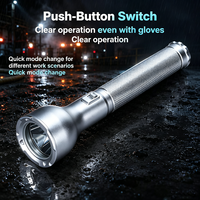 Lampe torche LED anti-explosion haute puissance 10W, 5000mAh, IP68, rechargeable, en alliage d'aluminium, pour l'exploitation minière, la plongée, la pétrochimie