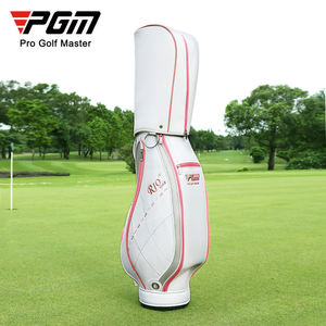 <span class=keywords><strong>Sac</strong></span> <span class=keywords><strong>de</strong></span> <span class=keywords><strong>golf</strong></span> léger en cuir PU pour femme PGM, fermeture éclair étanche, quincaillerie électroplaquée, séparateurs, logo personnalisé - Product Image 4