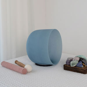 Bol chantant en cristal d'alchimie lapis de haute qualité 432 Hz 99,99 % de cristal pur Instrument de guérison sonore Bol <span class=keywords><strong>creuset</strong></span> pour la méditation - Product Image 5