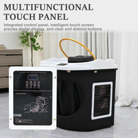 Bac de lavage capillaire professionnel pour salon de beauté et spa avec vaporisateur, portable, sans plomberie, connecteur pour lit de thérapie capillaire