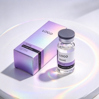 Étiquettes de sécurité anti-effraction en vinyle à impression en creux pour flacons de laboratoire 2ml 3ml 5ml 10ml