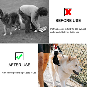 Porta Bolsas de Desechos para Mascotas con Logotipo Personalizado, Clip para Bolsas de Excrementos, Soporte de Goma PVC, Porta Bolsas de Desechos para Perros - Product Image 2