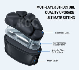 Coussin d'équitation extérieur décompression absorption des chocs <span class=keywords><strong>VTT</strong></span> housse de coussin 3D coussin de <span class=keywords><strong>selle</strong></span> gonflable équipement de vélo - Product Image 3