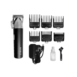 Morui Barber Hair Cutting Machine Electric Trimmer Rechargeable Professional Cordless Hair Clipper For Men