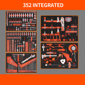 7 ngăn kéo công cụ Tủ xe đẩy với các công cụ và bên khay công cụ Tủ Xe đẩy cho nhà để xe hội thảo - Product Image 4