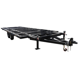 Remolque de Viaje de 4 Ruedas con Capacidad de Carga de 4000 kg para Acampar, Viajar, Transportar Contenedores - Product Image 3