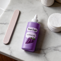 Huile à cuticules parfumée en vrac pour marque privée, flacon de 4 oz avec embout de précision, huile à cuticules pour salon de manucure