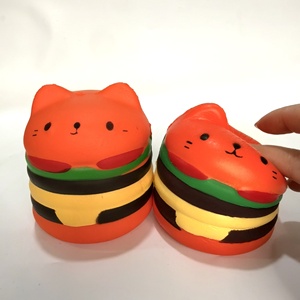 <span class=keywords><strong>Juguete</strong></span> Antiestrés de Simulación de Cono de Helado Squeezable Happiness <span class=keywords><strong>Burger</strong></span> de Rebote Lento - Product Image 4
