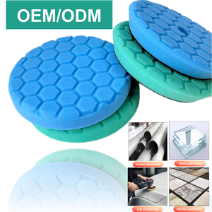 6 inç Araba Süngeri Parlatma Pedi Seti Turuncu Mavi Siyah Köpük Ped Araba Parlatıcı Cilası Ağda Sızdırmazlık Parlatma Yüksek Parlaklık İçin - Product Image 2