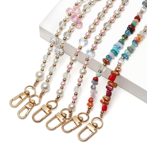 Meilleurs accessoires de chaîne de perles pour <span class=keywords><strong>téléphone</strong></span> portable DIY, breloques mignonnes en acrylique, sangles pour <span class=keywords><strong>téléphone</strong></span> portable, cordon, décoration de sac, chaîne en gros - Product Image 1