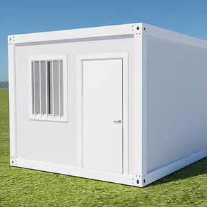 Casas modulares prefabricadas de contenedores de paquete plano de casa de lujo desmontable de 10 pies 20 pies 40 pies para Taller de sala de estar de 1 dormitorio - Product Image 1