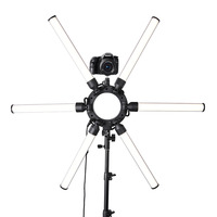 Éclairage photographique 120W 6 tubes LED Star Light Photo Studio Camera Phone Video Light