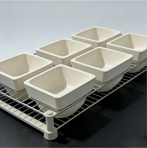 Crisol de Cerámica de Alúmina Cuadrado con Tapa, 99% Al2O3, Crisol Industrial Resistente a Altas Temperaturas para Horno de Fusión de Laboratorio - Product Image 5