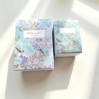 Boîte d'emballage en papier cosmétique texturé personnalisé, boîte d'emballage en papier pour parfum et vernis à ongles avec logo en feuille d'or