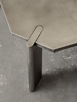 Table basse en acier inoxydable 201, effet tréfilé vieilli, style médiéval, taille personnalisable, mobilier de maison
