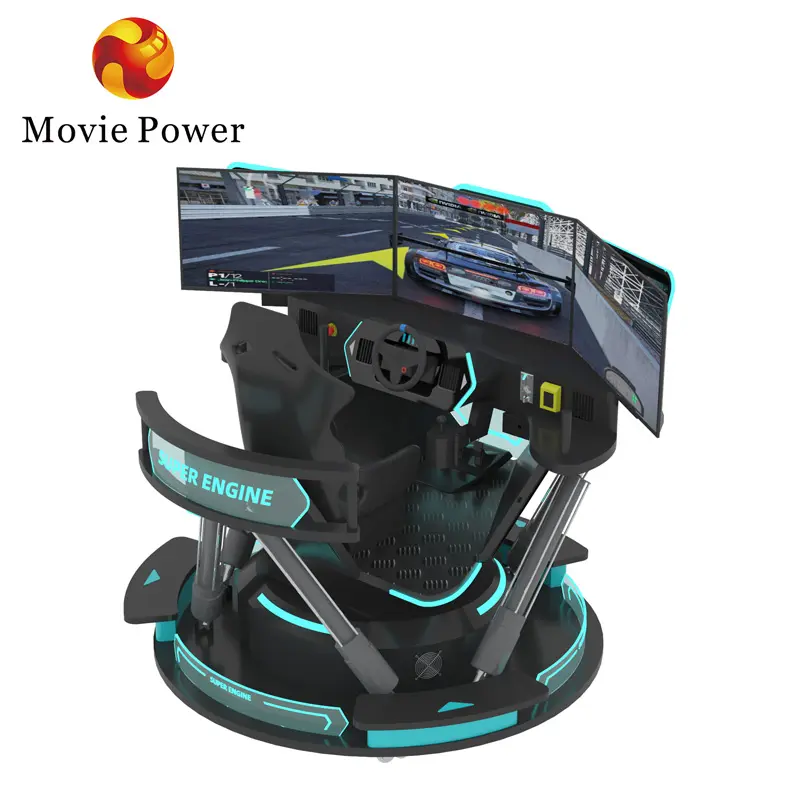 Yarış koltukları araba vr sürüş simülatörü vr sanal gerçeklik oyunu simülatörü kapalı sürüş vr platformu