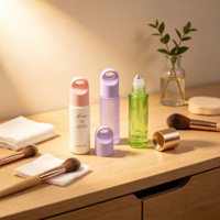 Bouteilles de parfum en verre en gros, emballages cosmétiques, flacons vaporisateurs de parfum vides avec boîtier et bille en acier, bouteilles de parfum en verre