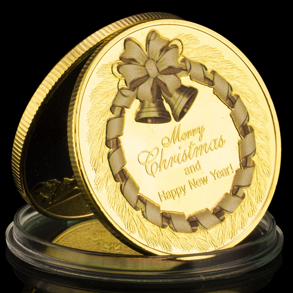 Пользовательские Рождественские 3D металлические сувенирные коллекционные монеты заготовки монеты вызов