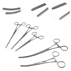 Jeu d'instruments chirurgicaux en acier inoxydable de qualité allemande Pinces hémostatiques à pointe droite et courbe Pinces de verrouillage de haute qualité - Product Image 1