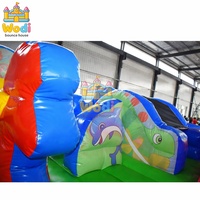 Castillo Inflable Blanco de PVC de Grado Comercial WODI de 0.55mm para Niños y Adultos, Diseño Libre