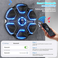 Nouveau design de machine de boxe intelligente murale pour la maison, cible de boxe fitness pour enfants et adultes avec dent bleue