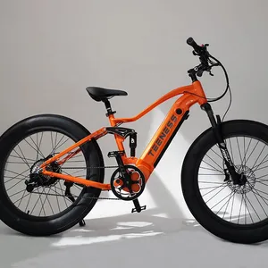 Bicicleta de Montaña de alta calidad, bici de llanta ancha 4,0, 26 pulgadas, suspensión completa de acero, horquilla, freno de disco, nieve 26x4,0, 29"