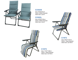 <span class=keywords><strong>Tumbona</strong></span> <span class=keywords><strong>Plegable</strong></span> de Acero Acolchada para Playa, OEM, Reclinable, Respaldo Alto, Cómoda, para Jardín, <span class=keywords><strong>con</strong></span> Colchón y Reposabrazos - Product Image 2