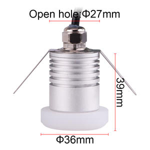 Luz LED empotrada de acrílico para escalera, lámpara de pared, escalón subterráneo IP67, 1W - Product Image 6