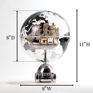 Globe terrestre du monde avec rotation Bluetooth - Product Image 3