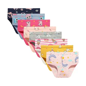 Cotton Kids Panties GOTS Cotton Hot Selling Children Underwear Kids Girls Briefs Girls Panties Underwear 5pcs Sets Cartoon Kids Girls