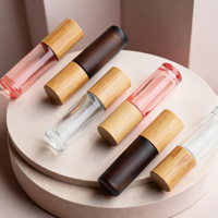 Bouteilles à bille en verre, petites, moyennes et grandes tailles, durables, transparentes, pour aromathérapie, massage et soins de la peau