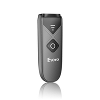 Lecteur de codes-barres Eyoyo 1D 2D B-T, mini lecteur de codes-barres portable avec connexion filaire USB/B-T/ sans fil 2.4G