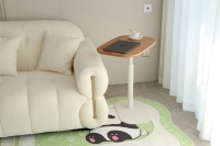 Bureau de console latérale réglable en hauteur de levage à gaz ergonomique rotatif à 360 ° du fabricant ADA pour un usage domestique