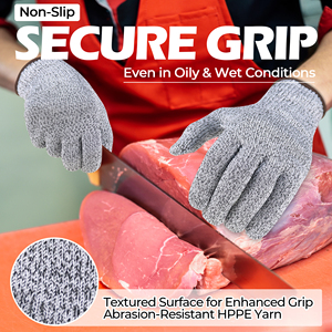 키친 안전 <span class=keywords><strong>FOB</strong></span> DDP 물류 작업 장갑에 대한 PRI 낮은 MOQ 통기성 절단 저항 - Product Image 2