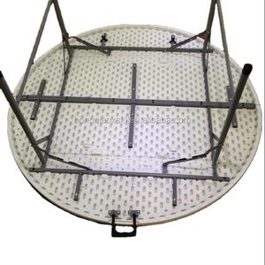 Bàn Gấp Tròn 60 <span class=keywords><strong>Inch</strong></span> Cho Tiệc Và Đám Cưới, Bàn Tiệc Tròn Được Sử Dụng Để Bán, Bàn Ăn Nửa Mặt Trăng - Product Image 1