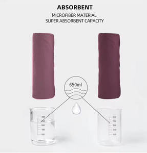 منشفة شاطئ سريعة الجفاف خالية من الرمال بالجملة، مقاس 75*150 سم، منشفة شاطئ من القطن والألياف الدقيقة مع طباعة شعار مخصص - Product Image 5