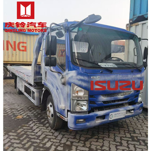 Camion de remorquage à plateau Isuzu Diesel, vente directe d'usine, véhicule de récupération, véhicule de sauvetage, levage hydraulique des roues, automatique - Product Image 1