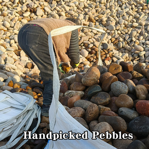 Met De Hand Geplukt Rivierkiezelsteen Voor Tuinmeditatie Stenen Rotstuinpark-Duurzame Buitennatuursteen - Product Image 5