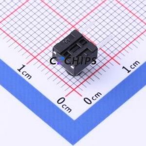 TSD007A07026A03 Tactile Switch Bent Lead Through Hole,6x6mm Switch Round Button 2.6N Right Angle Insert 6mm - Product Image 2